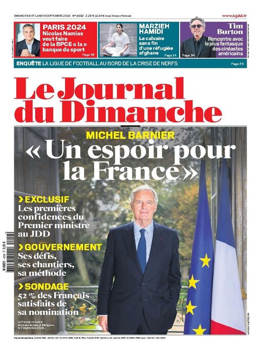 Title details for Le Journal du dimanche by Lagardere Media News - Available